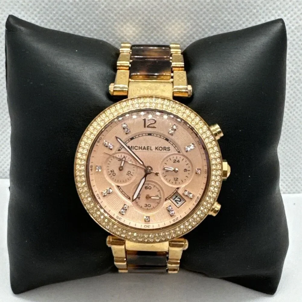 Michael Kors Parker MK5538 Women Stainless Steel Analog Dial Quartz Watch JNA395